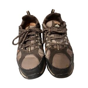 Skechers‎ Outdoor Wide Fit Hiking Shoes Men's 9.5 Brown Air-Cooled Memory Foam